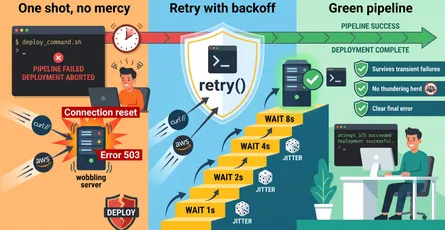 Bash Retry Function: Automatically Retry Failing Commands with Exponential Backoff
